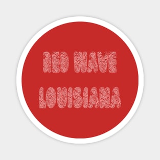 Red Wave Louisiana Magnet